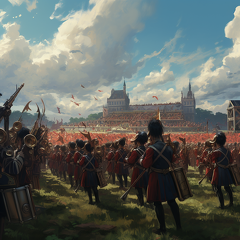 lordmunchkin a landscape of a marching band on a football field 20b03846-8c63-4b8e-9a29-5eaac10284ce