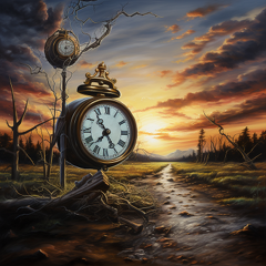 lordmunchkin Oil painting of daylight saving time ending --v 5. 26afc00f-90e2-4c0f-b28e-7bc6f49a88aa (1)