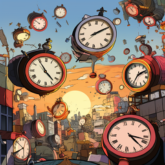 lordmunchkin Cartoon of clocks having a party celebrating the e c95c6681-ea20-4c8f-ab98-ef7acb13b2bd (2)