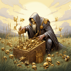 lordmunchkin Medieval illustration of a man finding a treasure  5a13f88a-6264-4855-9d24-ba81e6ce0189 (1)