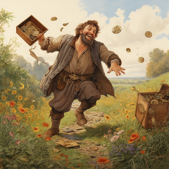 lordmunchkin Medieval illustration of a man finding a treasure  7b40d6fb-4c1e-48a3-99ce-9b5c0c731f7c (3)