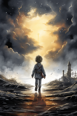 lordmunchkin Draw a hopeful illustration of a child returning 8fca84cb-491d-487e-a284-5d6d3f2e081f 2
