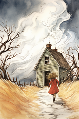 lordmunchkin Draw a hopeful illustration of a child returning 09cae0f6-74a0-461b-90c2-8c4c3500d23f 2