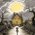 lordmunchkin Draw a hopeful illustration of a child returning 09cae0f6-74a0-461b-90c2-8c4c3500d23f 3