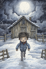 lordmunchkin Draw a hopeful illustration of a child returning 17add953-8f5f-464a-adb3-71b5263a35c0 2