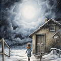 lordmunchkin Draw a hopeful illustration of a child being wel 60fe1dba-84b0-4cd1-8b9b-aac0c50fc263 0