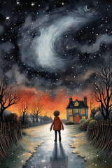 lordmunchkin Draw a hopeful illustration of a child being wel 60fe1dba-84b0-4cd1-8b9b-aac0c50fc263 3