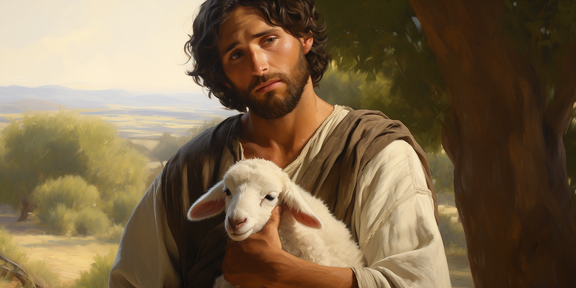 lordmunchkin An oil painting of a shepherd from bible times c f164900c-c836-4118-9984-a38ae5e58c4a 3