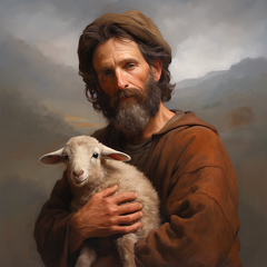 lordmunchkin An oil painting of a shepherd from bible times h e820cc16-d563-430a-a63b-96ab1d6c1617 3