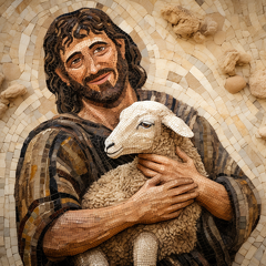 lordmunchkin A mosaic of a shepherd from Bible times lovingly 455f4b69-8f1b-41ca-a48e-59991efa233c 3
